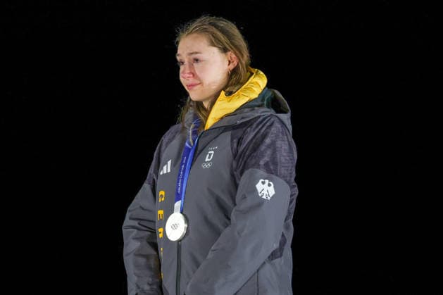 GIOCHI OLIMPICI - Olimpiadi Invernali Milano-Cortina 2026 - Bobsleigh Women s Laura Nolte from Germany, silver medal during the Olympic Winter games, Winterspiele,Spiele, Summer games Milano-Cortina 2026, Bobsleigh Women s Monobob, Gold Medal race on February 16, 2026 at Cortina Sliding Center in Cortina d Ampezzo, Italy. Cortina D Ampezzo Italy  Copyright: xIPAxSport ABACAx