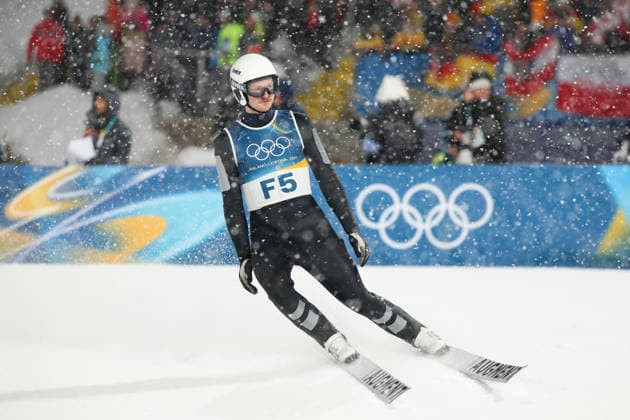 General view, FEBRUARY 16, 2026 - Ski jumping, Skispringen, Ski, nordisch : Men s Super Team Final Round during the Milano Cortina 2026 Olympic Winter games, Winterspiele,Spiele, Summer games at Predazzo Ski Jumping Stadium in Predazzo, Italy. Noxthirdxpartyxsales  aflo_320167668