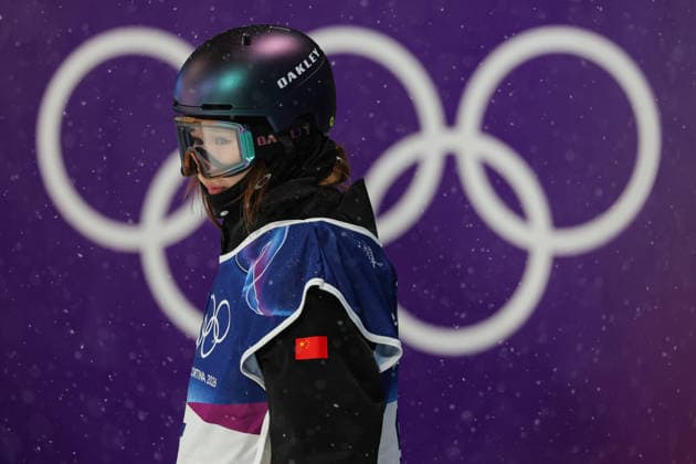 LIVIGNO, ITALY - FEBRUARY 16: Liu Mengting competes in the Women s Freeski Big Air Final on day ten of the Milano Cortina 2026 Winter Olympic Games, Olympische Spiele, Olympia, OS at Livigno Snow Park on February 16, 2026 in Livigno, Italy.  Copyright: xCHINASPORTSx 111621938888