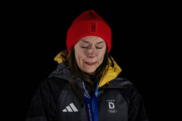 Laura Nolte, Monobob Women, Milano Cortina 2026 Olympic Games, Olympische Spiele, Olympia, OS 16-02-2026 *** Laura Nolte, Monobob Women, Milano Cortina 2026 Olympic Games 16 02 2026 Copyright: HMBxMedia MarcxNiemeyer