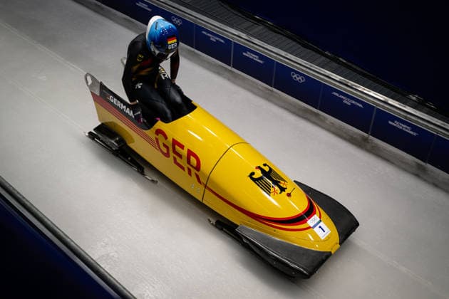Laura Nolte (Germany), Monobob Women, Milano Cortina 2026 Olympic Games, Olympische Spiele, Olympia, OS 16-02-2026 *** Laura Nolte Germany , Monobob Women, Milano Cortina 2026 Olympic Games 16 02 2026 Copyright: HMBxMedia MarcxNiemeyer