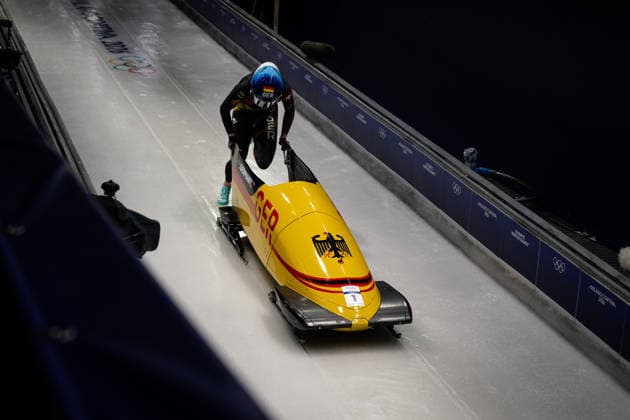 Laura Nolte (Germany), Monobob Women, Milano Cortina 2026 Olympic Games, Olympische Spiele, Olympia, OS 16-02-2026 *** Laura Nolte Germany , Monobob Women, Milano Cortina 2026 Olympic Games 16 02 2026 Copyright: HMBxMedia MarcxNiemeyer