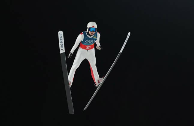 (260217) -- PREDAZZO, Feb. 17, 2026 -- Song Qiwu of China competes during the first round of the Ski jumping, Skispringen, Ski, nordisch men s super team event at the Milan-Cortina 2026 Olympic Winter games, Winterspiele,Spiele, Summer games in Predazzo, Italy, Feb. 16, 2026. ) (MICO2026)ITALY-PREDAZZO-OLYMPIC WINTER GAMES-SKI JUMPING-MEN S SUPER TEAM MengxYongmin 