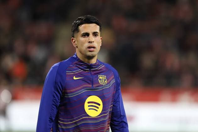 February 16, 2026, Sabadell, Barcelona, Spain: Barcelona Spain 16.02.2026 Joao Cancelo FC Barcelona, Barca looks during the La Liga EA Sports between Girona FC and FC Barcelona at Montilivi on 16 February 2026 in Girona. Sabadell Spain - ZUMAu50_ 20260216_zsp_u50_005 Copyright: xXavixUrgelesx