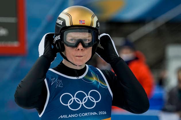 Winter Olympics in Milan Cortina 2026 Val di Fiemme, Italy 20260217. Einar Luras Oftebro from Norway during the practice round before the combined jump large hill at the Predazzo Ski jumping, Skispringen, Ski, nordisch Stadium during the Winter Olympics in Milano Cortina 2026. Photo: Terje Pedersen NTB Val di Fiemme Italy EDITORIAL USE ONLY. RESTRICTED USE FOR BETTING COMPANIES Ref:_SPONSAfPk927_Y.jpg *** Winter Olympics in Milan Cortina 2026 Val di Fiemme, Italy 20260217 Einar Luras Oftebro from Norway during the practice round before the combined jump large hill at the Predazzo Ski Jumping Stadium during the Winter Olympics in Milan Cortina 2026 Photo Terje Pedersen NTB Val di Fiemme Italy EDITORIAL USE ONLY RESTRICTED USE FOR BETTING COMPANIES  Copyright: xTerjexPedersenx xNTBx