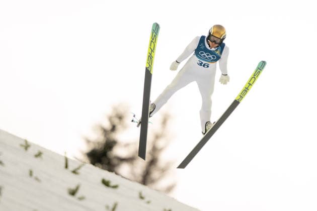 OLYMPICS - Winter Olympic Games, Olympische Spiele, Olympia, OS Milano Cortina 2026 PREDAZZO,ITALY,17.FEB.26 - OLYMPICS, NORDIC SKIING, NORDIC COMBINED, Ski jumping, Skispringen, Ski, nordisch - Winter Olympic Games Milano Cortina 2026, large hill. Image shows Johannes Lamparter (AUT).  GEPAxpictures xOliverxLerch