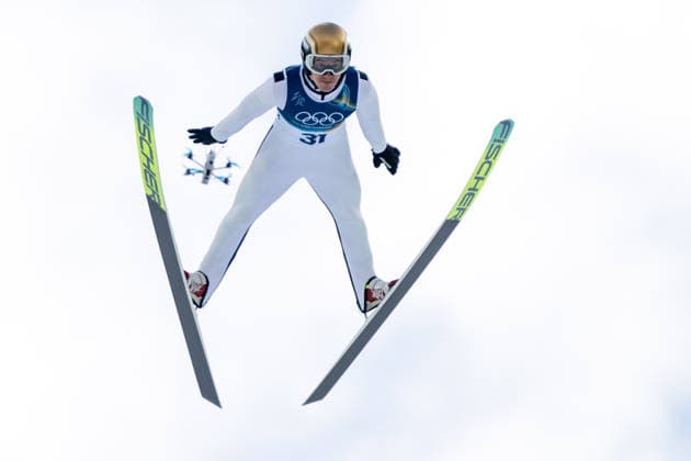 OLYMPICS - Winter Olympic Games, Olympische Spiele, Olympia, OS Milano Cortina 2026 PREDAZZO,ITALY,17.FEB.26 - OLYMPICS, NORDIC SKIING, NORDIC COMBINED, Ski jumping, Skispringen, Ski, nordisch - Winter Olympic Games Milano Cortina 2026, large hill. Image shows Thomas Rettenegger (AUT).  GEPAxpictures xOliverxLerch