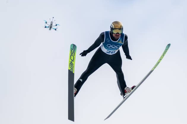 OLYMPICS - Winter Olympic Games, Olympische Spiele, Olympia, OS Milano Cortina 2026 PREDAZZO,ITALY,17.FEB.26 - OLYMPICS, NORDIC SKIING, NORDIC COMBINED, Ski jumping, Skispringen, Ski, nordisch - Winter Olympic Games Milano Cortina 2026, large hill. Image shows Johannes Rydzek (GER).  GEPAxpictures xOliverxLerch