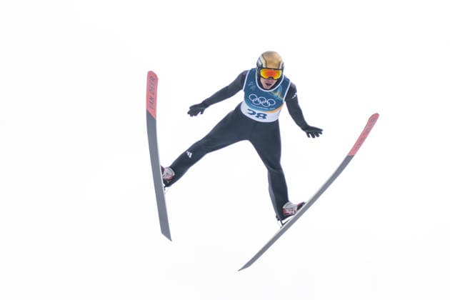 OLYMPICS - Winter Olympic Games, Olympische Spiele, Olympia, OS Milano Cortina 2026 PREDAZZO,ITALY,17.FEB.26 - OLYMPICS, NORDIC SKIING, NORDIC COMBINED, Ski jumping, Skispringen, Ski, nordisch - Winter Olympic Games Milano Cortina 2026, large hill. Image shows Vinzenz Geiger (GER).  GEPAxpictures xOliverxLerch
