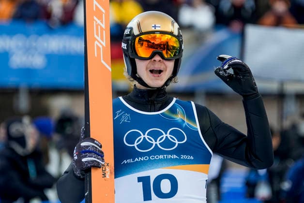 Winter Olympics in Milan Cortina 2026 Val di Fiemme, Italy 20260217. Einar Luraas Oftebro from Norway during the practice round before the combined jump large hill at the Predazzo Ski jumping, Skispringen, Ski, nordisch Stadium during the Winter Olympics in Milano Cortina 2026. Photo: Terje Pedersen NTB Val di Fiemme Italy EDITORIAL USE ONLY. RESTRICTED USE FOR BETTING COMPANIES Ref:_SPO9tdfE5GJY1g.jpg *** Winter Olympics in Milan Cortina 2026 Val di Fiemme, Italy 20260217 Einar Luraas Oftebro from Norway during the practice round before the combined jump large hill at the Predazzo Ski Jumping Stadium during the Winter Olympics in Milan Cortina 2026 Photo Terje Pedersen NTB Val di Fiemme Italy EDITORIAL USE ONLY RESTRICTED USE FOR BETTING COMPANIES  Copyright: xTerjexPedersenx xNTBx