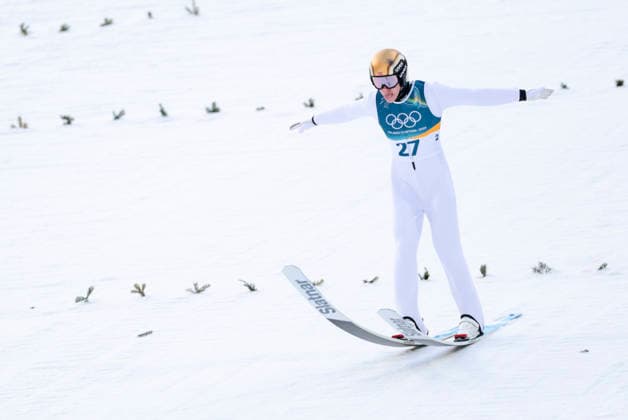 OLYMPICS - Winter Olympic Games, Olympische Spiele, Olympia, OS Milano Cortina 2026 PREDAZZO,ITALY,17.FEB.26 - OLYMPICS, NORDIC SKIING, NORDIC COMBINED, Ski jumping, Skispringen, Ski, nordisch - Winter Olympic Games Milano Cortina 2026, large hill. Image shows Andreas Skoglund (NOR).  GEPAxpictures xMatthiasxTrinkl