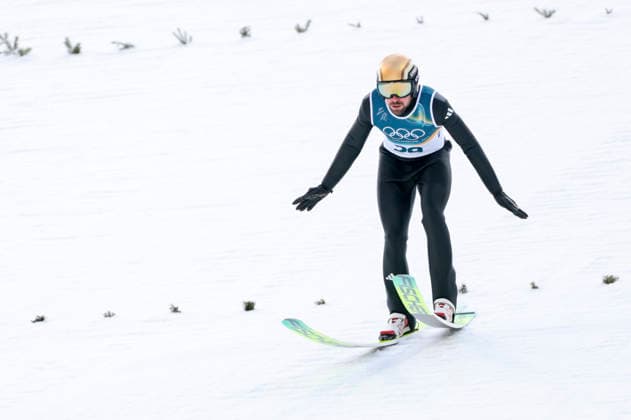 OLYMPICS - Winter Olympic Games, Olympische Spiele, Olympia, OS Milano Cortina 2026 PREDAZZO,ITALY,17.FEB.26 - OLYMPICS, NORDIC SKIING, NORDIC COMBINED, Ski jumping, Skispringen, Ski, nordisch - Winter Olympic Games Milano Cortina 2026, large hill. Image shows Johannes Rydzek (GER).  GEPAxpictures xMatthiasxTrinkl