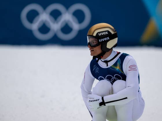 OLYMPICS - Winter Olympic Games, Olympische Spiele, Olympia, OS Milano Cortina 2026 PREDAZZO,ITALY,17.FEB.26 - OLYMPICS, NORDIC SKIING, NORDIC COMBINED, Ski jumping, Skispringen, Ski, nordisch - Winter Olympic Games Milano Cortina 2026, large hill. Image shows Johannes Lamparter (AUT).  GEPAxpictures xOliverxLerch