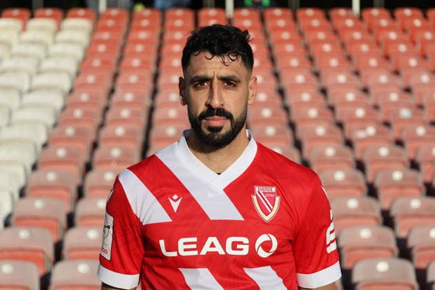 14 Tolga Cigerci (Energie Cottbus) Fussball 3. Liga 2025 2026 FC Energie Cottbus Porträt Porträttermin Vorstellung xptt