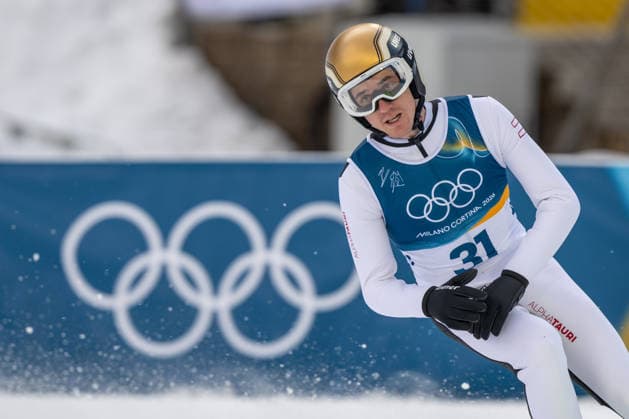 OLYMPICS - Winter Olympic Games, Olympische Spiele, Olympia, OS Milano Cortina 2026 PREDAZZO,ITALY,17.FEB.26 - OLYMPICS, NORDIC SKIING, NORDIC COMBINED, Ski jumping, Skispringen, Ski, nordisch - Winter Olympic Games Milano Cortina 2026, large hill. Image shows Thomas Rettenegger (AUT).  GEPAxpictures xOliverxLerch