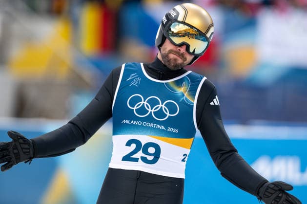 OLYMPICS - Winter Olympic Games, Olympische Spiele, Olympia, OS Milano Cortina 2026 PREDAZZO,ITALY,17.FEB.26 - OLYMPICS, NORDIC SKIING, NORDIC COMBINED, Ski jumping, Skispringen, Ski, nordisch - Winter Olympic Games Milano Cortina 2026, large hill. Image shows Johannes Rydzek (GER).  GEPAxpictures xOliverxLerch