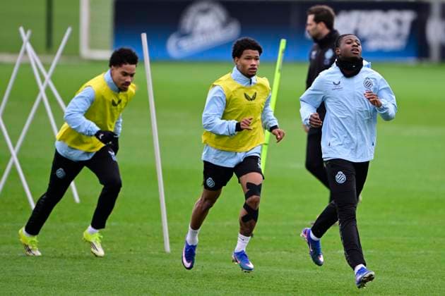 Club Brugge v Atletico de Madrid - UEFA Champions League Media Activities 16 02 2026 BRUGGE, BELGIUM - FEBRUARY 17 : Diakhon Mamadou forward of Club Brugge pictured during a training session ahead of the UEFA Champions League 2025 26 knockout phase play-off match first leg between Club Brugge and Atletico de Madrid on February 17, 2026 in Brugge, Belgium, 17 02 2026 Westkapelle Belgium  Copyright: xJanxDexMeuleneirx