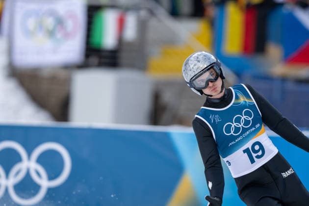 OLYMPICS - Winter Olympic Games, Olympische Spiele, Olympia, OS Milano Cortina 2026 PREDAZZO,ITALY,17.FEB.26 - OLYMPICS, NORDIC SKIING, NORDIC COMBINED, Ski jumping, Skispringen, Ski, nordisch - Winter Olympic Games Milano Cortina 2026, large hill. Image shows Marco Heinis (FRA).  GEPAxpictures xOliverxLerch