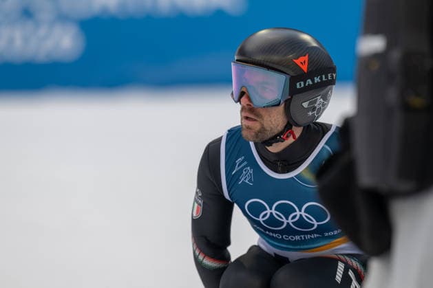 OLYMPICS - Winter Olympic Games, Olympische Spiele, Olympia, OS Milano Cortina 2026 PREDAZZO,ITALY,17.FEB.26 - OLYMPICS, NORDIC SKIING, NORDIC COMBINED, Ski jumping, Skispringen, Ski, nordisch - Winter Olympic Games Milano Cortina 2026, large hill. Image shows Alessandro Pittin (ITA).  GEPAxpictures xOliverxLerch