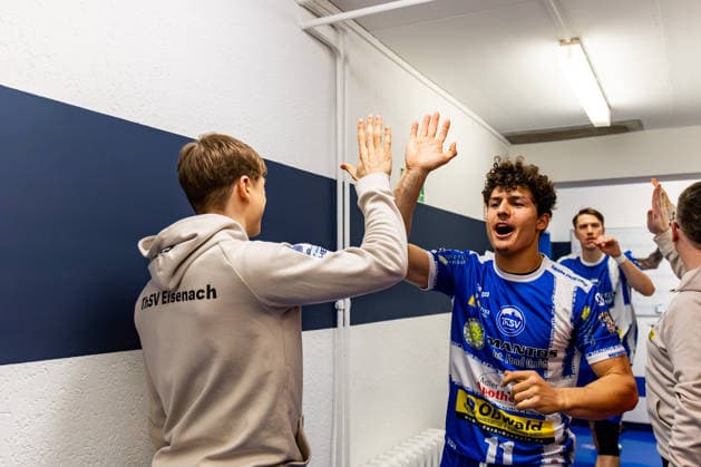 16.02.206, GER, Handball, Maenner, Saison 25 26, Daikin 1.Bl, 21.Spieltag, ThSV Eisenach - Bergischer HC Gian Attenhofer (ThSV Eisenach,11) 99817 Eisenach Werner-Assmann-Halle Am Sportp Thueringen Deutschland