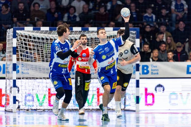 16.02.206, GER, Handball, Maenner, Saison 25 26, Daikin 1.Bl, 21.Spieltag, ThSV Eisenach - Bergischer HC Max Benecke (ThSV Eisenach,9) 99817 Eisenach Werner-Assmann-Halle Am Sportp Thueringen Deutschland