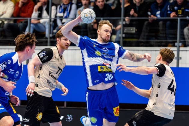 16.02.206, GER, Handball, Maenner, Saison 25 26, Daikin 1.Bl, 21.Spieltag, ThSV Eisenach - Bergischer HC Dominik Solak (ThSV Eisenach,30) 99817 Eisenach Werner-Assmann-Halle Am Sportp Thueringen Deutschland