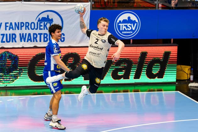 16.02.206, GER, Handball, Maenner, Saison 25 26, Daikin 1.Bl, 21.Spieltag, ThSV Eisenach - Bergischer HC Noah Beyer (Bergischer HC) 99817 Eisenach Werner-Assmann-Halle Am Sportp Thueringen Deutschland