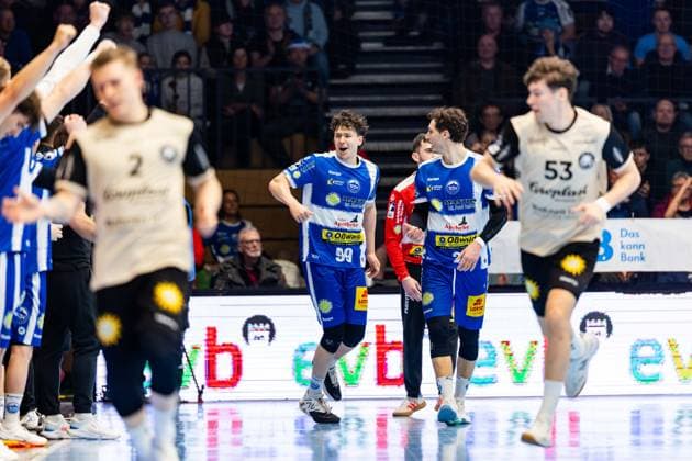 16.02.206, GER, Handball, Maenner, Saison 25 26, Daikin 1.Bl, 21.Spieltag, ThSV Eisenach - Bergischer HC Tillman Leu (ThSV Eisenach,99) 99817 Eisenach Werner-Assmann-Halle Am Sportp Thueringen Deutschland