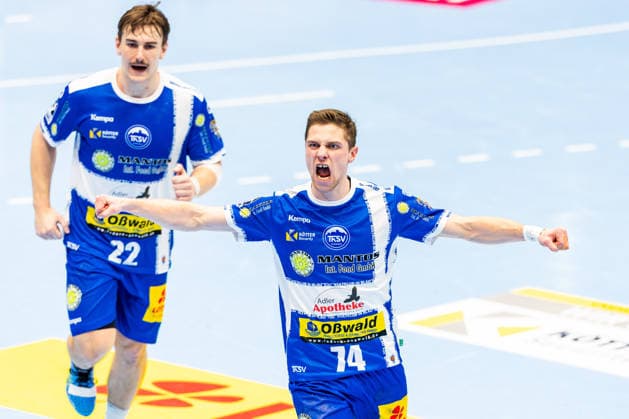 16.02.206, GER, Handball, Maenner, Saison 25 26, Daikin 1.Bl, 21.Spieltag, ThSV Eisenach - Bergischer HC Vincent Buechner (ThSV Eisenach,74) 99817 Eisenach Werner-Assmann-Halle Am Sportp Thueringen Deutschland