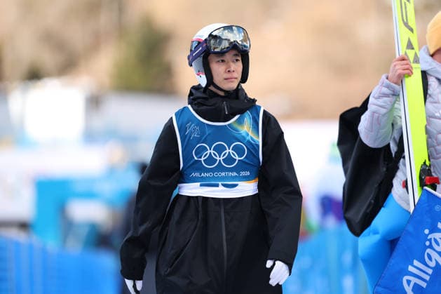 Ryota Yamamoto (JPN), FEBRUARY 16, 2026 - Nordic Combined : Individual LH 10km during the Milano Cortina 2026 Olympic Winter games, Winterspiele,Spiele, Summer games at Predazzo Ski jumping, Skispringen, Ski, nordisch Stadium in Predazzo, Italy. Noxthirdxpartyxsales  aflo_320209150