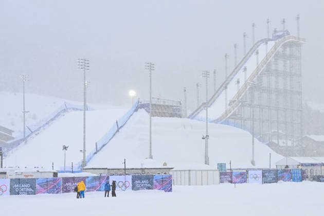 LIVIGNO, ITALY 20260217 The women s ski cross training is canceled on Tuesday morning at the Snow Park in Livigno, Italy during the Winter Olympics. *** The image is included in the SPORTS PACKAGE. For others PAYMENT IMAGE *** LIVIGNO ITALY x10080x *** LIVIGNO, ITALY 20260217 The women s ski cross training is canceled on Tuesday morning at the Snow Park in Livigno, Italy during the Winter Olympics The image is included in the SPORTS PACKAGE For others PAYMENT IMAGE LIVIGNO ITALY x10080x  Copyright: xFredrikxSandberg TTx OLYMPICS 2026 LIVIGNO