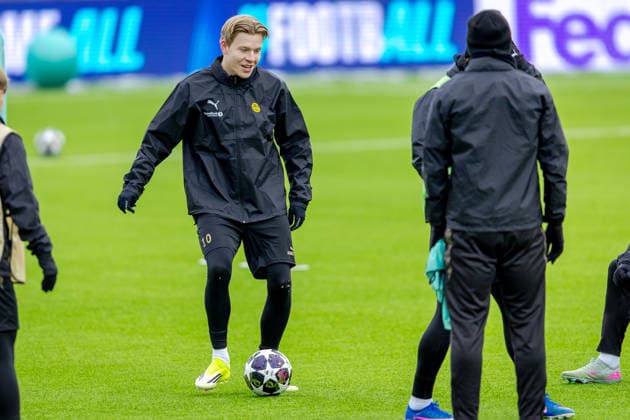Bodo Glimt trains at Aspmyra Oslo 20260217 Bodo Glimts Jens Petter Hauge during training with Bodo Glimt at Aspmyra before the Champions League football match against Inter Photo Thomas Andersen NTB Oslo Norway EDITORIAL USE ONLY RESTRICTED USE FOR BETTING COMPANIES  Copyright: xThomasxAndersenx xNTBx