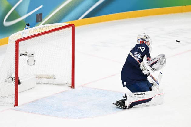 Winter Olympics - Ice hockey, Eishockey - Men - France v Germany Julian Junca (33) of Team France during the men s qualification play-off ice hockey match between Germany and France at the Milano Santagiulia Ice Hockey Arena during the Milano Cortina 2026 Winter Olympic Games, Olympische Spiele, Olympia, OS in Milan, on February 17, 2026. Photo by JMP ABACAPRESS.COM Milan Italy  Copyright: xJMP ABACAx