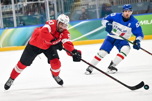17 02 2026, Milano, Rho Ice hockey, Eishockey Arena, Winter Olympics: Switzerland - Italy (Ice Hockey), Roman Josi of Switzerland Milano Rho Ice Hockey Arena Lombardy Italy *** 17 02 2026, Milano, Rho Ice Hockey Arena, Winter Olympics Switzerland Italy Ice Hockey , Roman Josi of Switzerland Milano Rho Ice Hockey Arena Lombardy Italy Copyright: xJustPictures.ch AndreaxBrancax jp-en-AnBr-AB-AAB_042017022026
