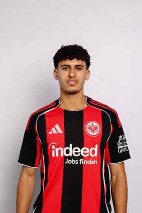 Fußball, Fussball, GER, Eintracht Frankfurt 2025 2026 Porträttermin Ayoube Amaimouni-Echghouyab (Eintracht Frankfurt) Fußball, Fussball, GER, Eintracht Frankfurt 2025 2026 Porträttermin Porträt Vorstellung xptt *** Soccer, Soccer, GER, Eintracht Frankfurt 2025 2026 Portrait appointment Ayoube Amaimouni Echghouyab Eintracht Frankfurt Football, Soccer, GER, Eintracht Frankfurt 2025 2026 Portrait appointment Portrait Presentation xptt