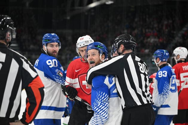 Kevin Fiala (SUI) during the Winter Olympic Games, Olympische Spiele, Olympia, OS Milano Cortina 2026, at the Milano Rho Ice hockey, Eishockey Arena, on February 17, 2026 in Milano, Italy  Copyright: xFedericoxManoni IPAxSportx xipa-agency.netx xx IPA_71639260 IPA_Agency_IPA71639260