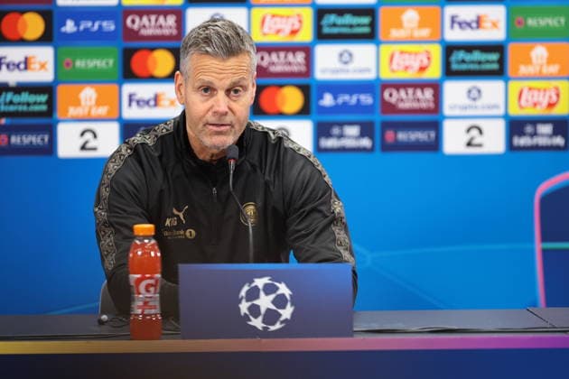Press conference with Bodo Glimt Bodo 20260217 Bodo Glimt s coach Kjetil Knutsen during a press conference with Bodo Glimt at Aspmyra before the Champions League football match against Inter Photo Thomas Andersen NTB Bodo Norway EDITORIAL USE ONLY RESTRICTED USE FOR BETTING COMPANIES  Copyright: xThomasxAndersenx xNTBx