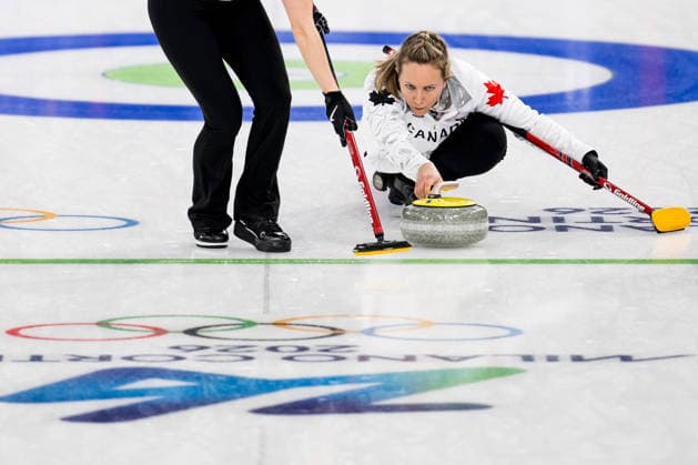 260217 Rachel Homan of Canada competes in a women s round robin curling match between Sweden and Canada during day 11 of the 2026 Winter Olympics on February 17, 2026 in Cortina. Photo: Jon Olav Nesvold BILDBYRAN COP 217 JE0123 curling Olympic Games, Olympische Spiele, Olympia, OS olympics winter olympics os ol olympiska spel vinter-os olympiske leker milano cortina 2026 milan cortina 2026 milano cortina 2026 olympic games milano cortina 2026 winter olympic games milano cortina-os milano cortina-ol vinter-ol 11 bbeng kanada sverige dam *** 260217 Rachel Homan of Canada competes in a women s round robin curling match between Sweden and Canada during day 11 of the 2026 Winter Olympics on February 17, 2026 in Cortina Photo Jon Olav Nesvold BILDBYRAN COP 217 JE0123 curling olympic games olympics winter olympics os ol olympiska spel vinter os olympiske leker milano cortina 2026 milan cortina 2026 milano cortina 2026 olympic games milano cortina 2026 winter olympic games milano cortina os milano cortina ol vinter ol 11 bbeng kanada sverige dam  Copyright: JONxOLAVxNESVOLD BB260217JE004