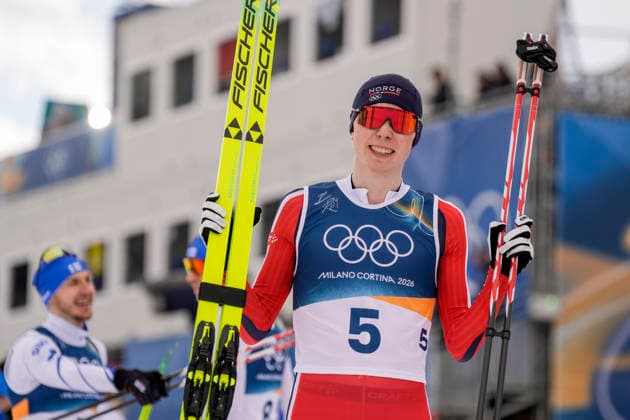 Winter Olympics in Milan Cortina 2026 Val di Fiemme, Italy 20260217. Jens Luraas Oftebro from Norway cheers during the combined 10 km cross-country skiing at Lago di Tesero during the Winter Olympics in Milano Cortina 2026. Photo: Terje Pedersen NTB Val di Fiemme Italy EDITORIAL USE ONLY. RESTRICTED USE FOR BETTING COMPANIES Ref:_SPOrkjPqTkakXo.jpg *** Winter Olympics in Milan Cortina 2026 Val di Fiemme, Italy 20260217 Jens Luraas Oftebro from Norway cheers during the combined 10 km cross country skiing at Lago di Tesero during the Winter Olympics in Milano Cortina 2026 Photo Terje Pedersen NTB Val di Fiemme Italy EDITORIAL USE ONLY RESTRICTED USE FOR BETTING COMPANIES  Copyright: xTerjexPedersenx xNTBx