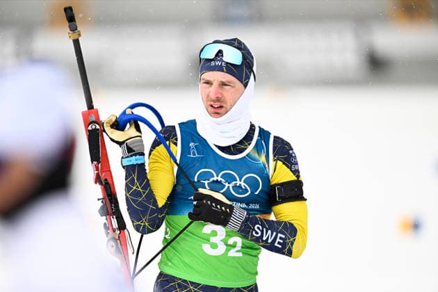 ANTERSELVA, ITALY 20260217 Sweden s Jesper Nelin at the start of the men s 4x7.5km biathlon relay in Anterselva during the Winter Olympics in Milan Cortina, Italy. *** The image is included in the SPORTS PACKAGE. For others PAYMENT IMAGE *** ANTERSELVA ITALY x10050x *** ANTERSELVA, ITALY 20260217 Sweden s Jesper Nelin at the start of the men s 4x7 5km biathlon relay in Anterselva during the Winter Olympics in Milan Cortina, Italy The image is included in the SPORTS PACKAGE For others PAYMENT IMAGE ANTERSELVA ITALY x10050x  Copyright: xPontusxLundahl TTx 2026 OLYMPICS MEN S BI-SHOOTING RELAY