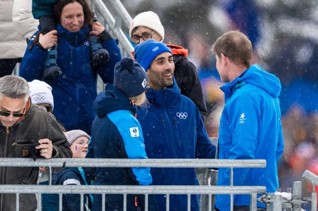 260217 Former biathlon athlete Martin Fourcade of France at the men s 4 x 7,5 km relay biathlon during day 11 of the 2026 Winter Olympics on February 17, 2026 in Anterselva. Photo: Joel Marklund BILDBYRAN kod JM JM0796 skidskytte biathlon skiskyting Olympic Games, Olympische Spiele, Olympia, OS olympics winter olympics os ol olympiska spel vinter-os olympiske leker milano cortina 2026 milan cortina 2026 milano cortina 2026 olympic games milano cortina 2026 winter olympic games milano cortina-os milano cortina-ol vinter-ol 11 bbeng stafett relay frankrike *** 260217 Former biathlon athlete Martin Fourcade of France at the men s 4 x 7,5 km relay biathlon during day 11 of the 2026 Winter Olympics on February 17, 2026 in Anterselva Photo Joel Marklund BILDBYRAN code JM JM0796 biathlon biathlon biathlon olympic games olympics olympics winter olympics os ol olympiska spel vinter os olympiske leker milano cortina 2026 milan cortina 2026 milano cortina 2026 olympic games milano cortina 2026 winter olympic games milano cortina os milano cortina ol vinter ol 11 bbeng relay relay france  Copyright: JOELxMARKLUND BB260217JM023
