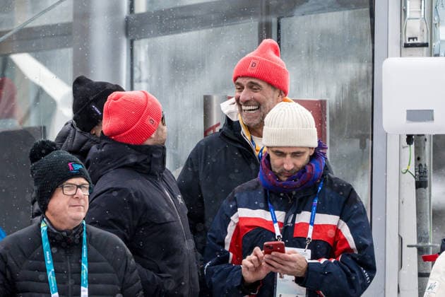 260217 Football manager Jürgen Klopp the stands at men s 4 x 7,5 km relay biathlon during day 11 of the 2026 Winter Olympics on February 17, 2026 in Anterselva. Photo: Joel Marklund BILDBYRAN kod JM JM0796 skidskytte biathlon skiskyting Olympic Games, Olympische Spiele, Olympia, OS olympics winter olympics os ol olympiska spel vinter-os olympiske leker milano cortina 2026 milan cortina 2026 milano cortina 2026 olympic games milano cortina 2026 winter olympic games milano cortina-os milano cortina-ol vinter-ol 11 bbeng stafett relay *** 260217 Football manager Jürgen Klopp the stands at men s 4 x 7,5 km relay biathlon during day 11 of the 2026 Winter Olympics on February 17, 2026 in Anterselva Photo Joel Marklund BILDBYRAN code JM JM0796 biathlon biathlon biathlon olympic games olympics olympics winter olympics os ol olympiska spel vinter os olympiske leker milano cortina 2026 milan cortina 2026 milano cortina 2026 olympic games milano cortina 2026 winter olympic games milano cortina os milano cortina ol vinter ol 11 bbeng relay  Copyright: JOELxMARKLUND BB260217JM025