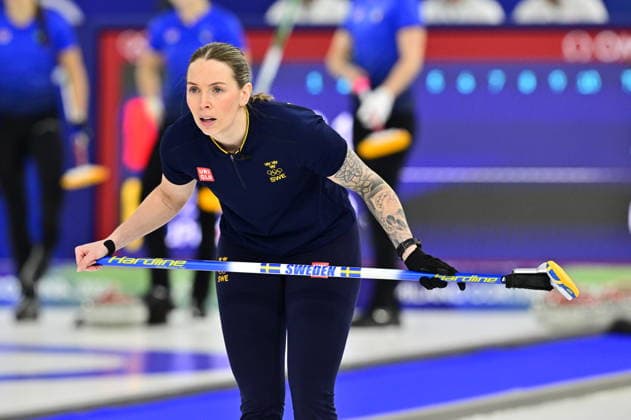 CORTINA, ITALY 20260217 Sofia Scharback in team Hasselborg during the women s group stage match, round 9, between Sweden and Canada in the Olympic curling in Cortina. *** The image is included in the SPORTS PACKAGE. For others PAYMENT IMAGE *** CORTINA ITALY x10030x *** CORTINA, ITALY 20260217 Sofia Scharback in team Hasselborg during the women s group stage match, round 9, between Sweden and Canada in the Olympic curling in Cortina The image is included in the SPORTS PACKAGE For others PAYMENT IMAGE CORTINA ITALY x10030x  Copyright: xJonasxEkströmer TTx 2026 OLYMPICS WOMEN S CURLING SWEDEN-CANADA