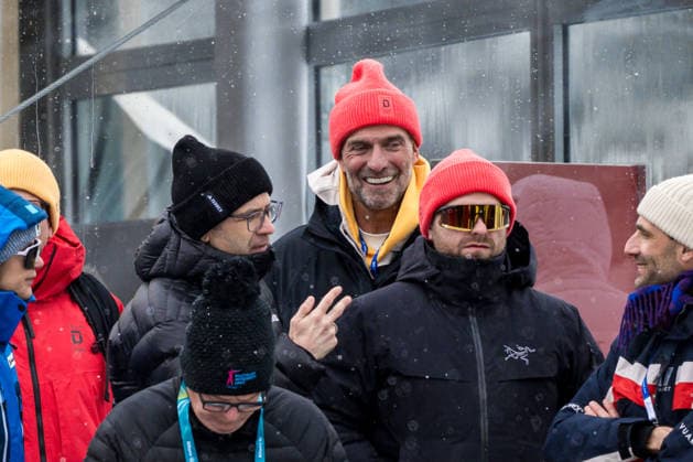 260217 Football manager Jürgen Klopp the stands at men s 4 x 7,5 km relay biathlon during day 11 of the 2026 Winter Olympics on February 17, 2026 in Anterselva. Photo: Joel Marklund BILDBYRAN kod JM JM0796 skidskytte biathlon skiskyting Olympic Games, Olympische Spiele, Olympia, OS olympics winter olympics os ol olympiska spel vinter-os olympiske leker milano cortina 2026 milan cortina 2026 milano cortina 2026 olympic games milano cortina 2026 winter olympic games milano cortina-os milano cortina-ol vinter-ol 11 bbeng stafett relay *** 260217 Football manager Jürgen Klopp the stands at men s 4 x 7,5 km relay biathlon during day 11 of the 2026 Winter Olympics on February 17, 2026 in Anterselva Photo Joel Marklund BILDBYRAN code JM JM0796 biathlon biathlon biathlon olympic games olympics olympics winter olympics os ol olympiska spel vinter os olympiske leker milano cortina 2026 milan cortina 2026 milano cortina 2026 olympic games milano cortina 2026 winter olympic games milano cortina os milano cortina ol vinter ol 11 bbeng relay  Copyright: JOELxMARKLUND BB260217JM027