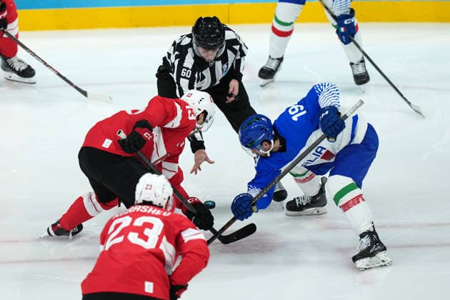 Ice hockey, Eishockey - Italy-Switzerland at the 2026 Winter Olympics, Milan, Italy, Thursay, Feb. 17, 2026. (Gian Mattia D Alberto LaPresse)  Copyright: xGianxMattiaxD Alberto LaPressex