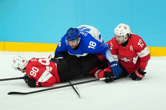 Ice hockey, Eishockey - Italy-Switzerland at the 2026 Winter Olympics, Milan, Italy, Thursay, Feb. 17, 2026. (Gian Mattia D Alberto LaPresse)  Copyright: xGianxMattiaxD Alberto LaPressex