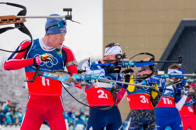 Winter Olympics in Milan Cortina 2026 Anterselva, Italy 20260217. Martin Uldal from Norway during the men s 4 x 7.5 km relay in biathlon at the Winter Olympics in Milan Cortina 2026. Photo: Heiko Junge NTB Anterselva Italy EDITORIAL USE ONLY. RESTRICTED USE FOR BETTING COMPANIES Ref:_SPOkFhmU3D0ako.jpg *** Winter Olympics in Milan Cortina 2026 Anterselva, Italy 20260217 Martin Uldal from Norway during the men s 4 x 7 5 km relay in biathlon at the Winter Olympics in Milan Cortina 2026 Photo Heiko Junge NTB Anterselva Italy EDITORIAL USE ONLY RESTRICTED USE FOR BETTING COMPANIES  Copyright: xHeikoxJungex xNTBx