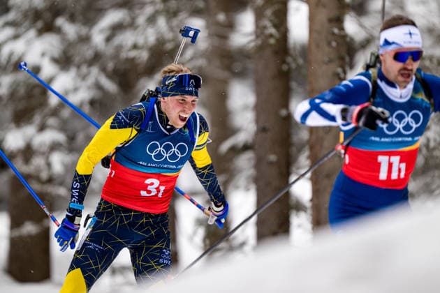 260217 Viktor Brandt of Sweden and Olli Hiidensalo of Finland competes in men s 4 x 7,5 km relay biathlon during day 11 of the 2026 Winter Olympics on February 17, 2026 in Anterselva. Photo: Mathias Bergeld BILDBYRAN kod MB JM0796 skidskytte biathlon skiskyting Olympic Games, Olympische Spiele, Olympia, OS olympics winter olympics os ol olympiska spel vinter-os olympiske leker milano cortina 2026 milan cortina 2026 milano cortina 2026 olympic games milano cortina 2026 winter olympic games milano cortina-os milano cortina-ol vinter-ol 11 bbeng stafett relay sverige *** 260217 Viktor Brandt of Sweden and Olli Hiidensalo of Finland competes in men s 4 x 7,5 km relay biathlon during day 11 of the 2026 Winter Olympics on February 17, 2026 in Anterselva Photo Mathias Bergeld BILDBYRAN code MB JM0796 biathlon biathlon biathlon olympic games olympics olympics winter olympics os ol olympiska spel vinter os olympiske leker milano cortina 2026 milan cortina 2026 milano cortina 2026 olympic games milano cortina 2026 winter olympic games milano cortina os milano cortina ol vinter ol 11 bbeng relay relay sverige  Copyright: MATHIASxBERGELD BB260217MB021