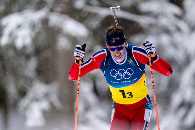 260217 Sturla Holm Laegreid of Norway competes in men s 4 x 7,5 km relay biathlon during day 11 of the 2026 Winter Olympics on February 17, 2026 in Anterselva. Photo: Mathias Bergeld BILDBYRAN kod MB JM0796 skidskytte biathlon skiskyting Olympic Games, Olympische Spiele, Olympia, OS olympics winter olympics os ol olympiska spel vinter-os olympiske leker milano cortina 2026 milan cortina 2026 milano cortina 2026 olympic games milano cortina 2026 winter olympic games milano cortina-os milano cortina-ol vinter-ol 11 bbeng stafett relay norge *** 260217 Sturla Holm Laegreid of Norway competes in men s 4 x 7,5 km relay biathlon during day 11 of the 2026 Winter Olympics on February 17, 2026 in Anterselva Photo Mathias Bergeld BILDBYRAN code MB JM0796 biathlon biathlon biathlon olympic games olympics olympics winter olympics os ol olympiska spel vinter os olympiske leker milano cortina 2026 milan cortina 2026 milano cortina 2026 olympic games milano cortina 2026 winter olympic games milano cortina os milano cortina ol vinter ol 11 bbeng relay relay norge  Copyright: MATHIASxBERGELD BB260217MB024