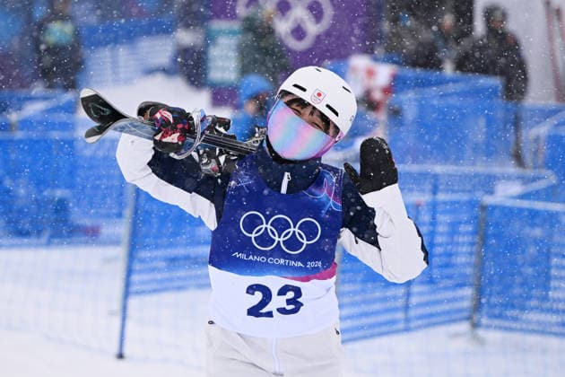 Runa Igarashi (JPN), FEBRUARY 17, 2026 - Freestyle Skiing : Women s Aerials Qualification during the Milano Cortina 2026 Olympic Winter games, Winterspiele,Spiele, Summer games at Livigno Aerials and Moguls Park in Livigno, Italy.  aflo_320227039
